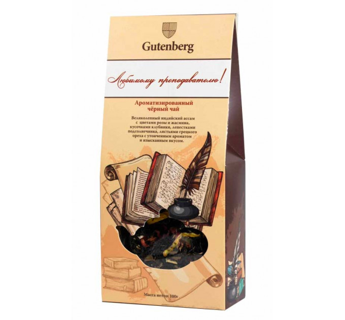 Чай "Любимому преподавателю" 100г GUTENBERG