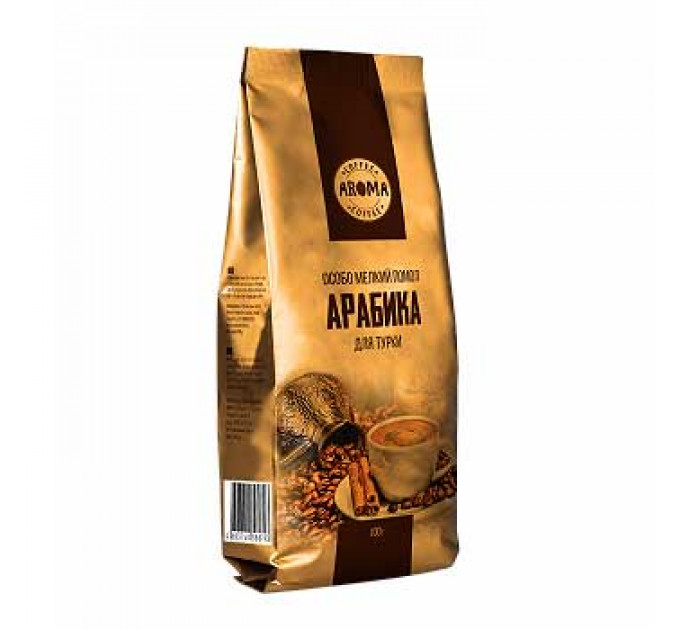 Кофе особо мелкого помола для турки Арабика 100г AROMA