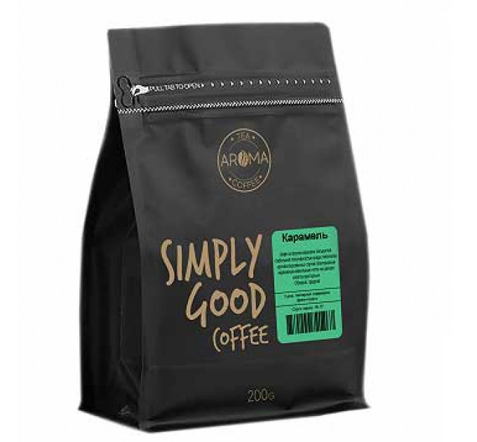 Кофе средней обжарки Карамель 200г AROMA